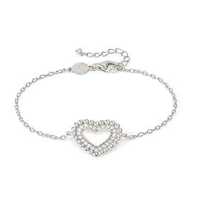 Nomination Lovecloud silver hjärtarmband 240502/009