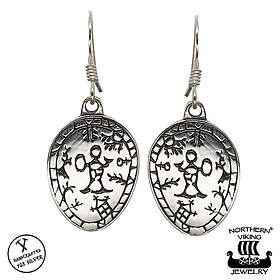 Northern Viking Jewelry Korpiklaani Shaman Drum örhängen NVJKK022