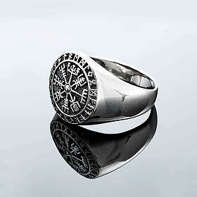 Northern Viking Jewelry Vegvisir ring NVJ-H-SO001-200
