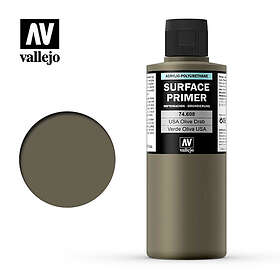 Vallejo Surface Primer: US Olive Drab (200ml.)
