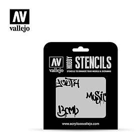 Vallejo Stencils: Street Art No. 1