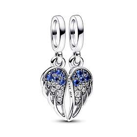 Pandora Moments Sparkling Splittable Angel Wings Sterling silver berlock 792821C01