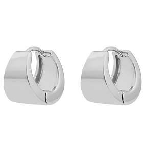 Snö Of Sweden East wide oval silverfärgad hoops 1290-6100-256-ONE