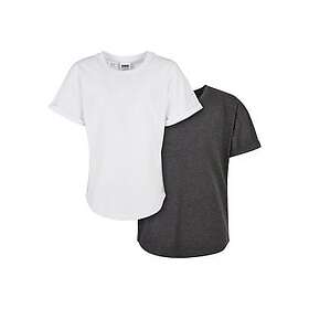 Urban Classics Boys Long Shaped Turnup Tee 2-Pack