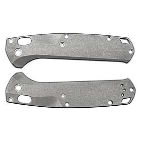 Benchmade Flytanium Titanium Scales For Taggedout, Stonewash FLY-1208S