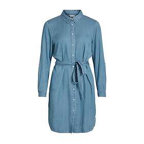 Vila Klänning viBista Denim Belt Dress