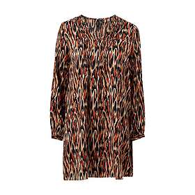 Vero Moda Curve - Vestito skater corto nero con bottoni e stampa di ciliegie