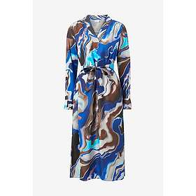 Coster Copenhagen Klänning Long Dress in Flow Print