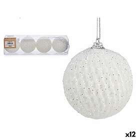 Krist+ Uppsättning av christmas balls White polystyren (12 pcs)