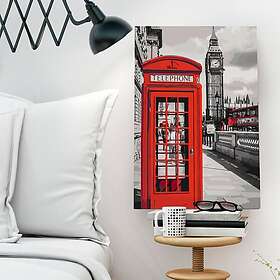 Arkiio Gör-det-själv Målningar Telephone Booth A3-MA_0225