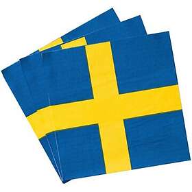 DesignHouse95 SERVETT SVENSKA FLAGGAN 3-LAG