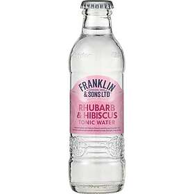 Franklin & Sons Rhubarb Hibiscus Tonic Water 20cl
