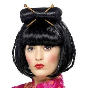 Smiffys Geisha Svart Peruk One size