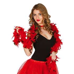 Fiestas Guirca Fjäderboa Rouge/Svart