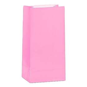 Unique Party Gift Bags Pink 12-pack