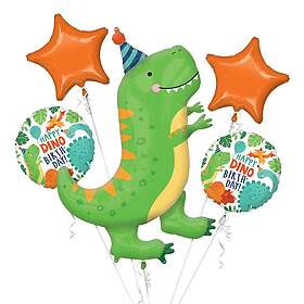 Dino Ballongbukett Happy Birthday