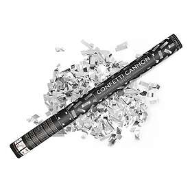 PartyDeco Konfettikanon Metallic Silver 40 cm