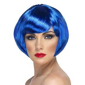 Smiffys Kort Page Blå Peruk One size