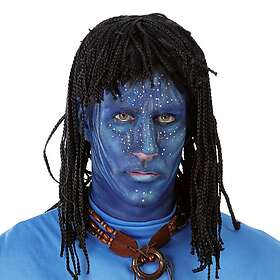 Fiestas Guirca Svarta Rastaflätor Peruk One size