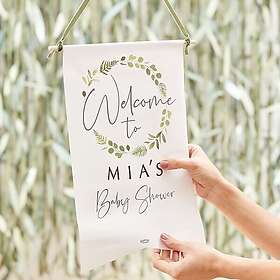 Ginger Ray Dekorationsvimpel Welcome To Babyshower