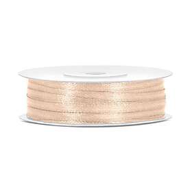 PartyDeco Satinband Cream 3 mm x 50 m