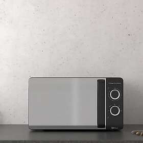 Euroweb Skivbordsmikrovågsugn 20l 700W Svart Mikrovågsugn med avfrostningsfunktion