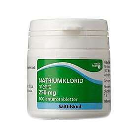 Medic Team Natriumklorid 250 mg 100 tabletter