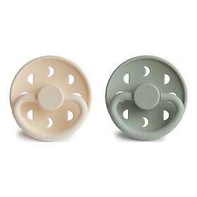 Moon FRIGG Phase Rund Silikon Cream/Sage Flera storlekar