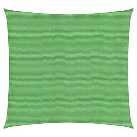 vidaXL Solsegel 160g/m² ljusgrön 2x2 m HDPE 311272
