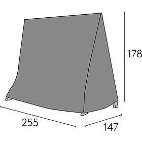 Hillerstorp Kungshult möbelskydd Svart Till hammock