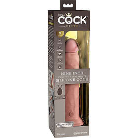 Dual 9“ Vibrating Density Silicone Cock with Remote
