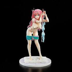 Original Pink Cat karaktär statyett PVC 1/6 Seikatsu Shuukan Ayaka Hinamori 26 cm