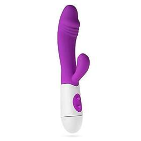 Realistic Teazers Rabbit Vibrator – Vibrator för kvinnor med en klitorisstimulator på toppen – Sexleksaker för kvinnor för att stimulera G-p