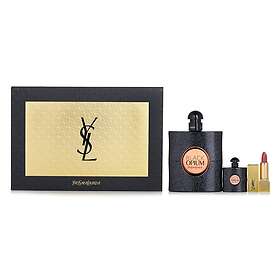 Yves Saint Laurent Black Opium Gift Set 90ml EDP Rouge Pur Couture Lipstick Shad