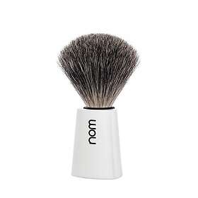 Badger NOM CARL Shaving Brush Pure White White