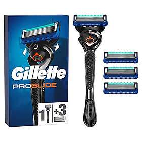 Gillette ProGlide våt rakapparat för män, rakapparat 4 rakblad med 5-faldigt bla