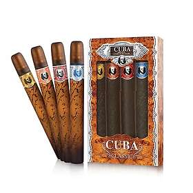 Cuba Present Set (EDT Yellow 35ml, EDT Blue 35ml, EDT Red 35ml, EDT Orange 35ml)