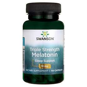 Swanson Triple Strength Melatonin 10mg, 60 caps
