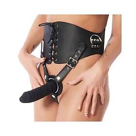 Bondage Play Corset With Latex Dildo