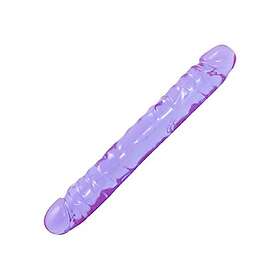 Crystal Jellies dubbel dildo lila