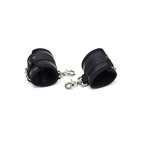 Fetish Addict BIG Leather Handcuffs With Hoops