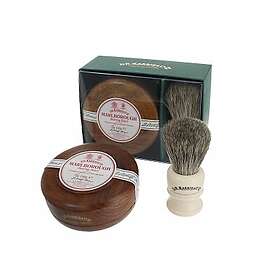 D.R Harris D.R. Shaving Soap Marlborough Mahogny and Shaving Brush Presentförpackning