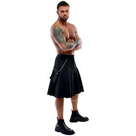 Black Men's Kilt XL