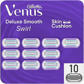 Deluxe Venus Smooth Swirl rakblad 10 st