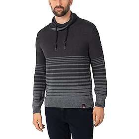 Timezone Shawl Collar tröja för män, svart melange, XL