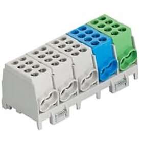 Pollmann HLAK klämma 25-5/10/25-S AL/CU grå/blå/grön