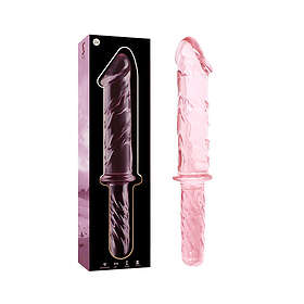 CLEAR NEBULA SERIES BY IBIZA MODEL 24 DILDO BOROSILICATE GLASS 28,5 X 5 CM Storlek 1,Rosa