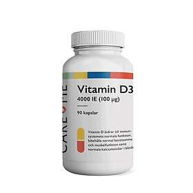 Vitamin CareMe D3 4000 IE 90 kapslar