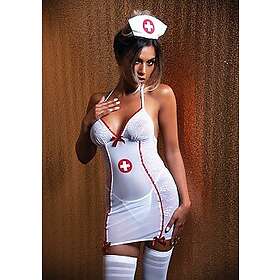 HOT Sjuksköterska Kostym Nurse (Storlek: L/XL)