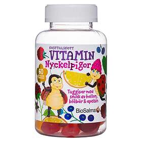 Biosalma Vitamin Multivitamin Nyckelpigor 60